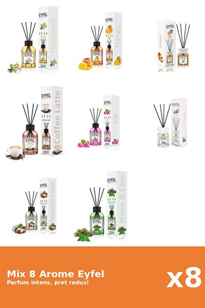 Eyfel Set 8 Mix Variat: 8 arome