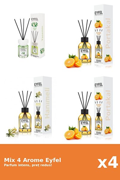 Eyfel Set 4 Mix Eyfel: 1x Jasmine, 1x Manna of the Virgin, 2x Orange