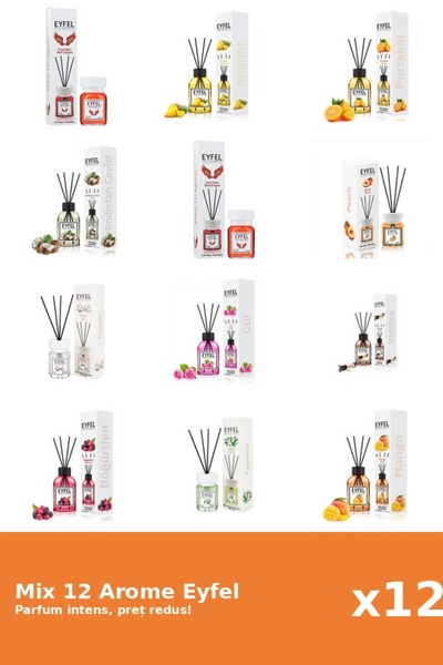 Eyfel Set 12 Mix Variat: 11 arome