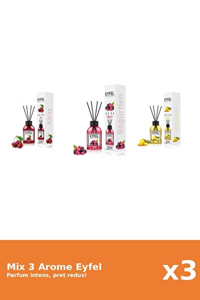 Eyfel Set 3 Mix Eyfel: 1x Ananas, 1x Cirese, 1x Fructe De Padure