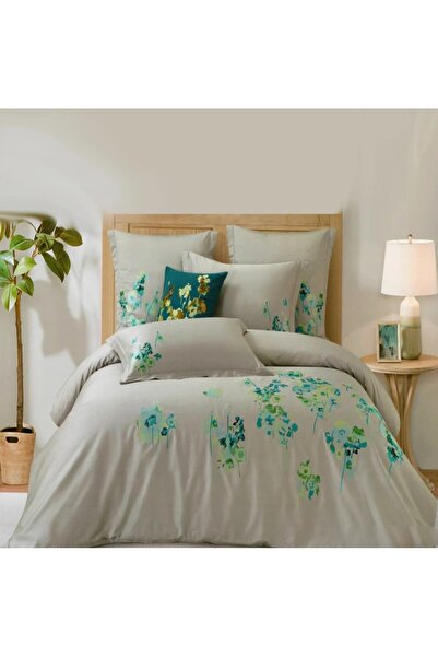 Oceana Oceana brand duvet - multi-colored embroidered tobe, 100% cotton, quee...