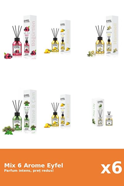 Eyfel Set 6 Mix Variat: 5 arome