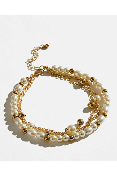 REDTAG Women Gold Embellished Anklet