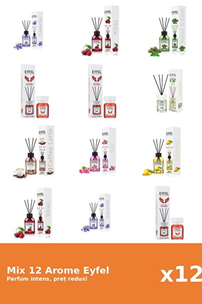 Eyfel Set 12 Mix Variat: 8 arome