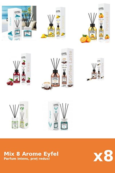Eyfel Set 8 Mix Variat: 8 arome