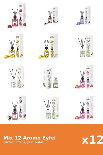 Eyfel Set 12 Mix Variat: 9 arome