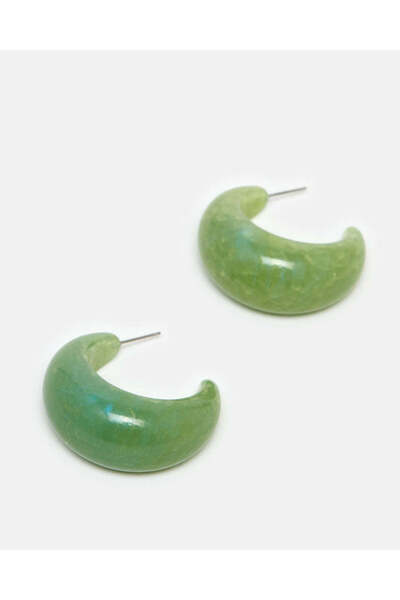 REDTAG Women Green Embellished Earrings