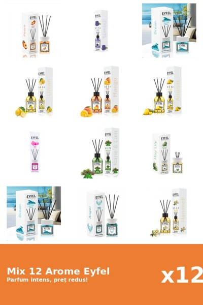 Eyfel Set 12 Mix Variat: 11 arome