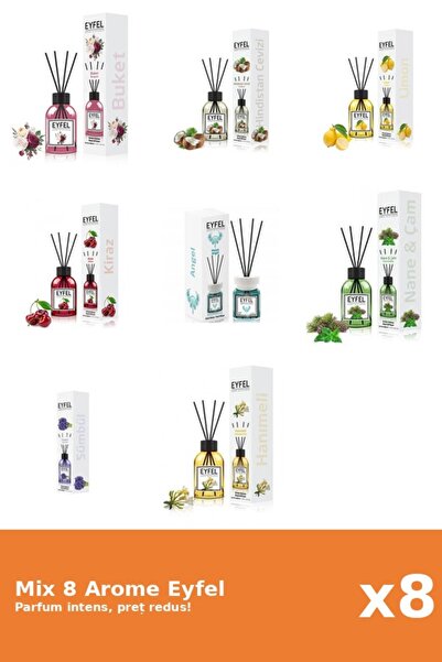 Eyfel Set 8 Mix Variat: 8 arome
