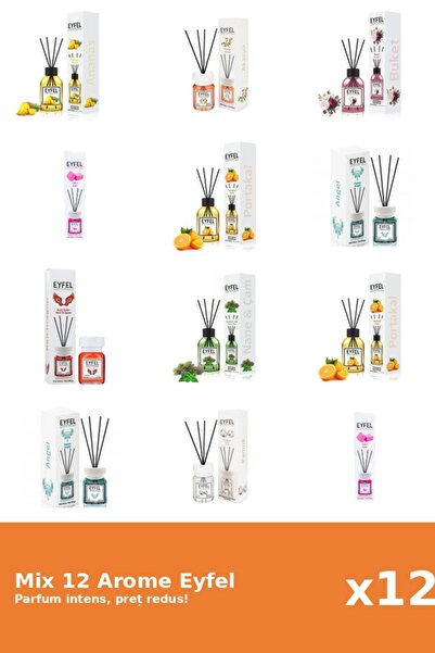 Eyfel Set 12 Mix Variat: 9 arome