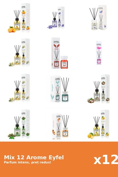Eyfel Set 12 Mix Variat: 11 arome