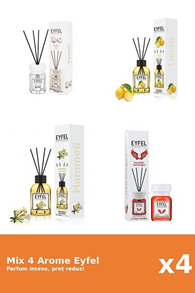 Eyfel Set 4 Mix Eyfel: 1x Bumbac, 1x Lamaie, 1x Mana Maicii Domnului, 1x Red ...