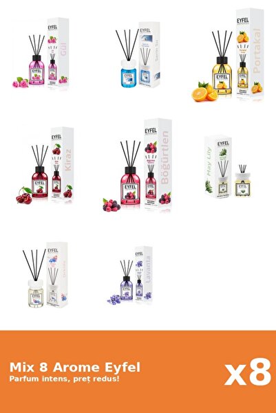 Eyfel Set 8 Mix Variat: 8 arome
