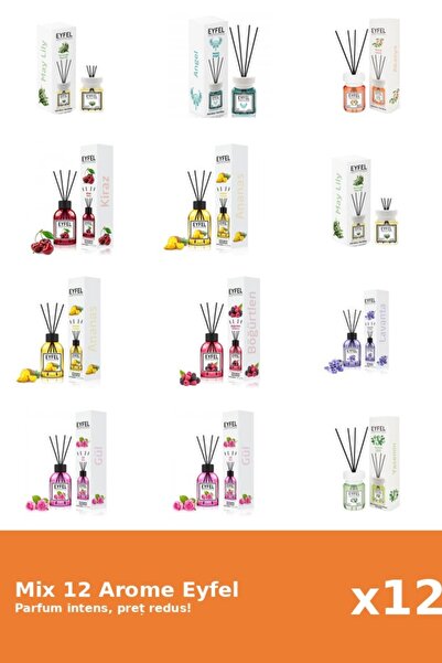 Eyfel Set 12 Mix Variat: 9 arome
