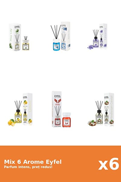 Eyfel Set 6 Mix Variat: 6 arome