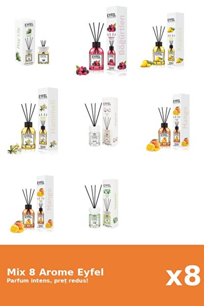 Eyfel Set 8 Mix Variat: 7 arome