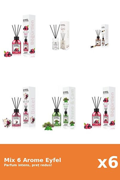 Eyfel Set 6 Mix Eyfel: 1x Bouquet, 1x Bumbac, 2x Fructe De Padure, 1x Pin Si ...