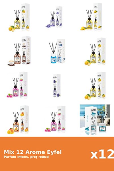 Eyfel Set 12 Mix Variat: 9 arome