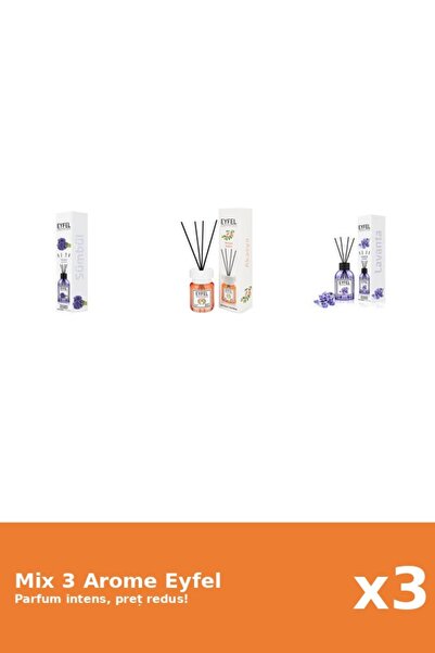 Eyfel Set 3 Mix Eyfel: 1x Acacia, 1x Lavanda, 1x Zambile