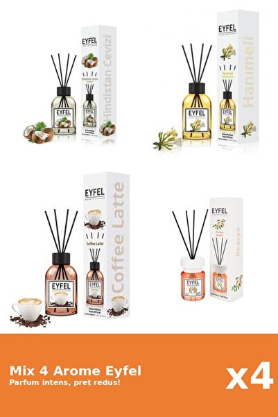 Eyfel Set 4 Mix Eyfel: 1x Acacia, 1x Coffee, 1x Manna of the Virgin Mary, 1x ...