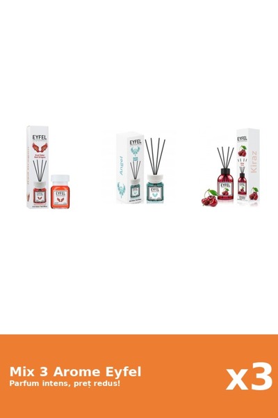 Eyfel Set 3 Mix Eyfel: 1x Angel, 1x Cirese, 1x Red Dragon