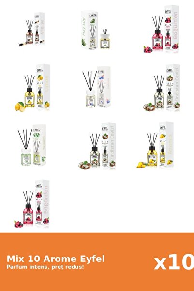 Eyfel Set 10 Mix Variat: 8 arome