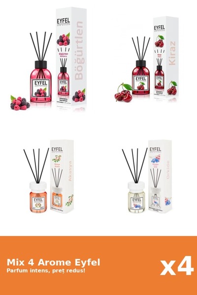 Eyfel Set 4 Mix Eyfel: 1x Acacia, 1x Cirese, 1x Fructe De Padure, 1x Orhidee