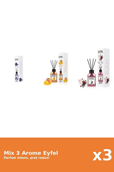 Eyfel Set 3 Mix Eyfel: 1x Bouquet, 1x Mango, 1x Hyacinth