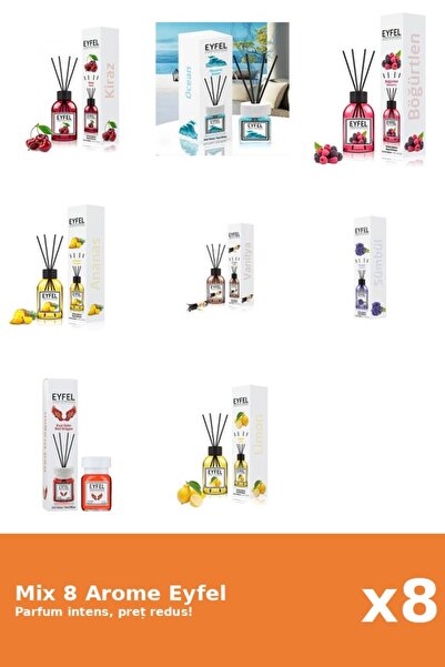 Eyfel Set 8 Mix Variat: 8 arome