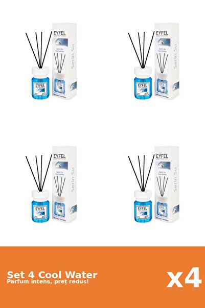 Eyfel Set 4 Odorizant Cool Water, 120 ml
