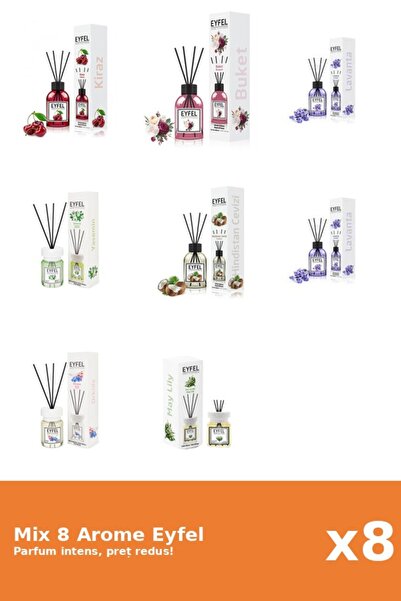 Eyfel Set 8 Mix Variat: 7 arome