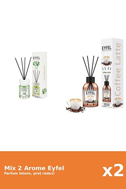 Eyfel Set 2 Mix Eyfel: 1x Cafea, 1x Iasomie