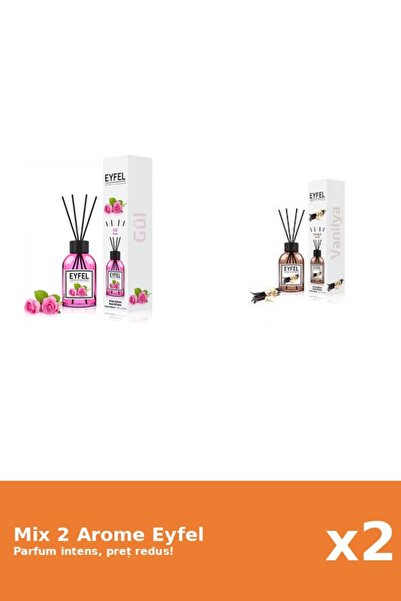 Eyfel Set 2 Mix Eyfel: 1x Trandafir, 1x Vanilie