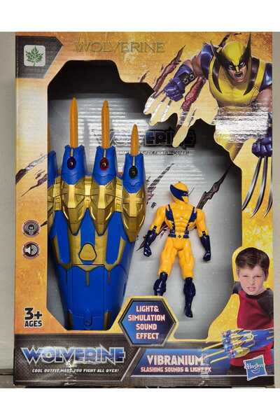 Hepsilazım Oyuncak Wolverine Figür Logan Pençesi Sesli Işıklı