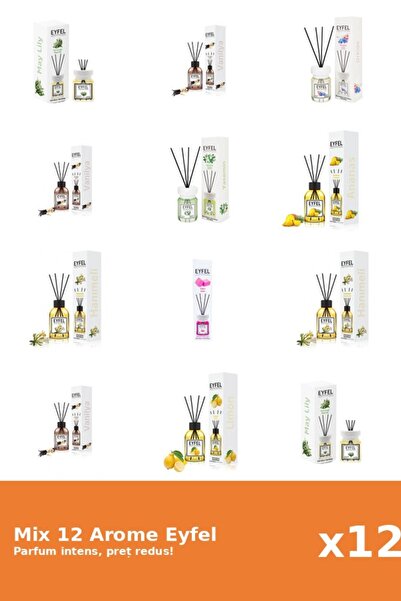 Eyfel Set 12 Mix Variat: 8 arome