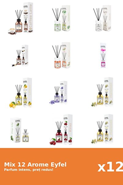 Eyfel Set 12 Assorted Mix: 11 flavors