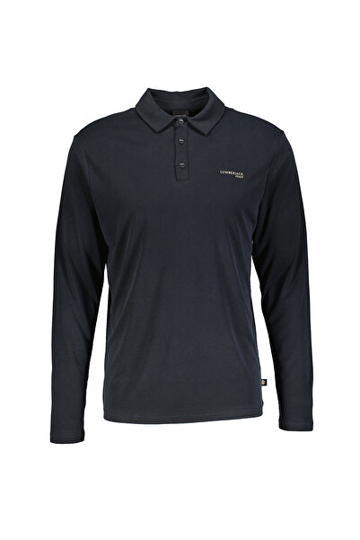 lumberjack ML ZEYN 15ITL510 4PR Μαύρο ανδρικό μακρυμάνικο μπλουζάκι