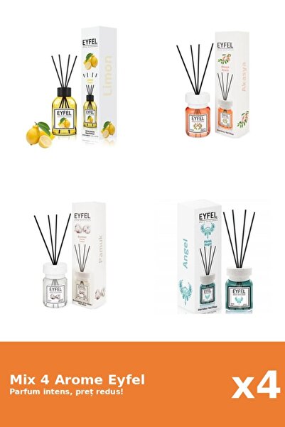 Eyfel Set 4 Mix Eyfel: 1x Acacia, 1x Angel, 1x Cotton, 1x Lemon
