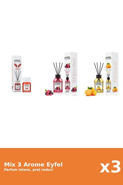 Eyfel Set 3 Mix Eyfel: 1x Fructe De Padure, 1x Portocala, 1x Red Dragon