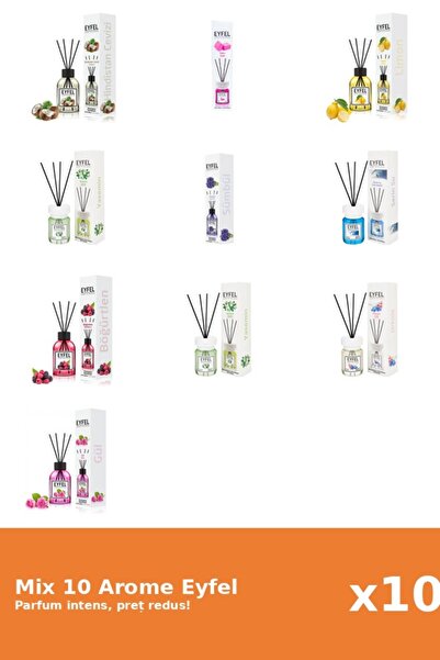 Eyfel Set 10 Mix Variat: 9 arome