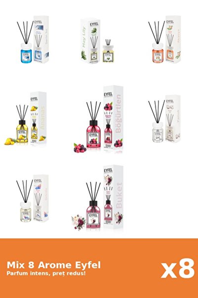 Eyfel Set 8 Mix Variat: 8 arome