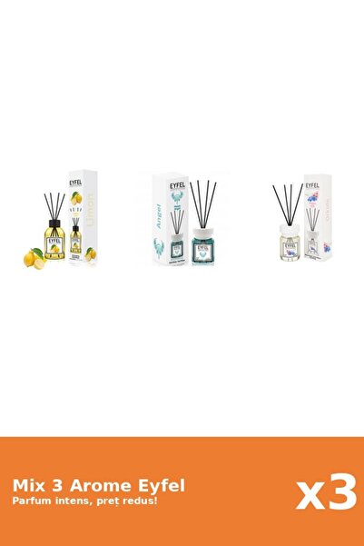 Eyfel Set 3 Mix Eyfel: 1x Angel, 1x Lamaie, 1x Orhidee