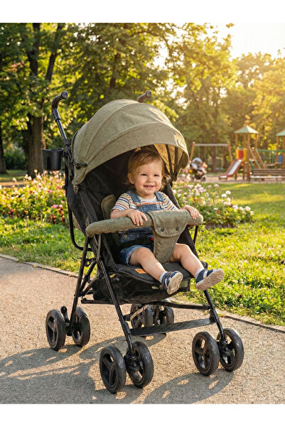 Kinder Baby Verona Baston Puset Kademeli Kolay Katlanır Bebek Arabası