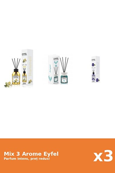 Eyfel Set 3 Mix Eyfel: 1x Angel, 1x Mana Maicii Domnului, 1x Zambile