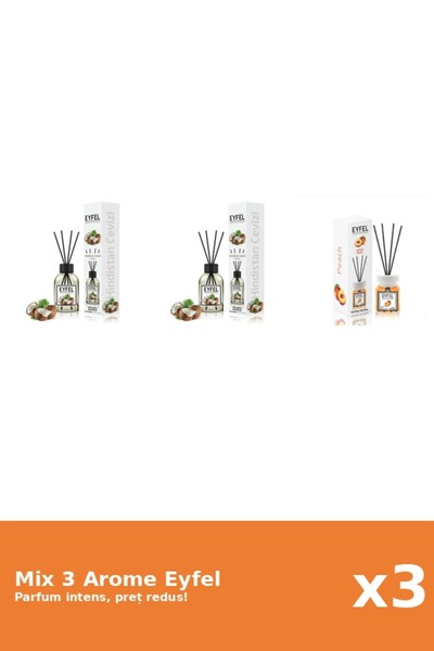Eyfel Set 3 Mix Eyfel: 2x Nuca De Cocos, 1x Piersica