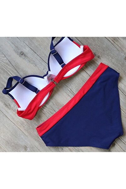 Plaja biz Costum de baie doua piese femei, slip clasic, sutien cu balene metalice Dublin