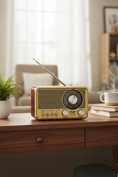 Onetick Nostaljik Radyo & Bluetooth Hoparlör