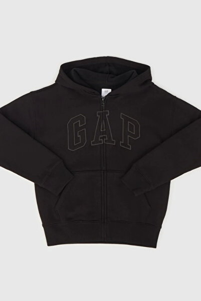 GAP Μαύρο Ανδρικό Φούτερ V-FRCH FLC BAS HERITAGE LOGO FZ Κωδικός Μοντέλου: (7...