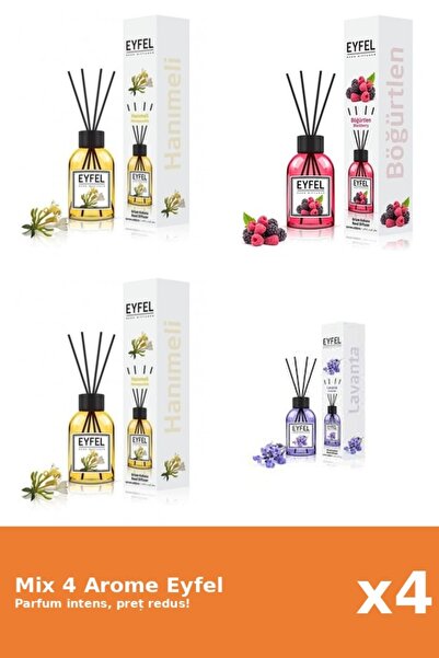 Eyfel Set 4 Mix Eyfel: 1x Fructe De Padure, 1x Lavanda, 2x Mana Maicii Domnului