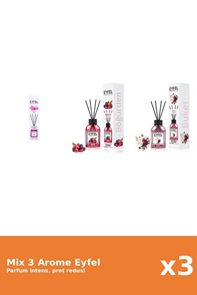 Eyfel Set 3 Mix Eyfel: 1x Bouquet, 1x Bubble Gum, 1x Fructe De Padure